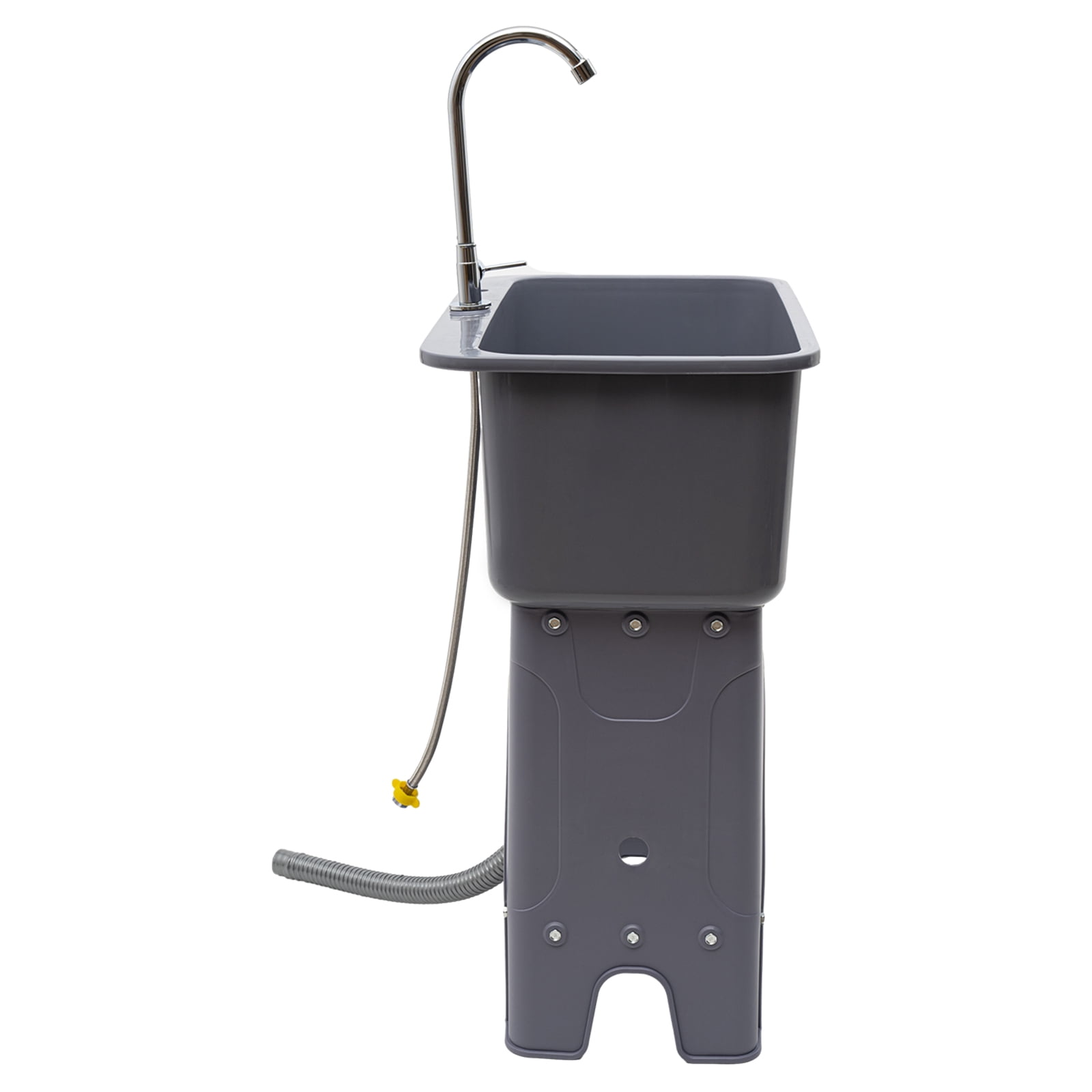 Utility Sink With Faucet, Utility Sink, Freestanding Utility Sink With Storage Shelf 360° Rotating Faucet