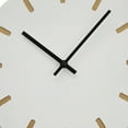 thumbnail image 4 of DecMode 27" x 15" Gold Metal 2 Shelf Wall Clock, 4 of 8