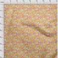 thumbnail image 4 of oneOone Silk Tabby Light Pink Fabric Tropical Leaf Sewing Craft Projects Fabric Prints By Yard 42 Inch Wide, 4 of 5