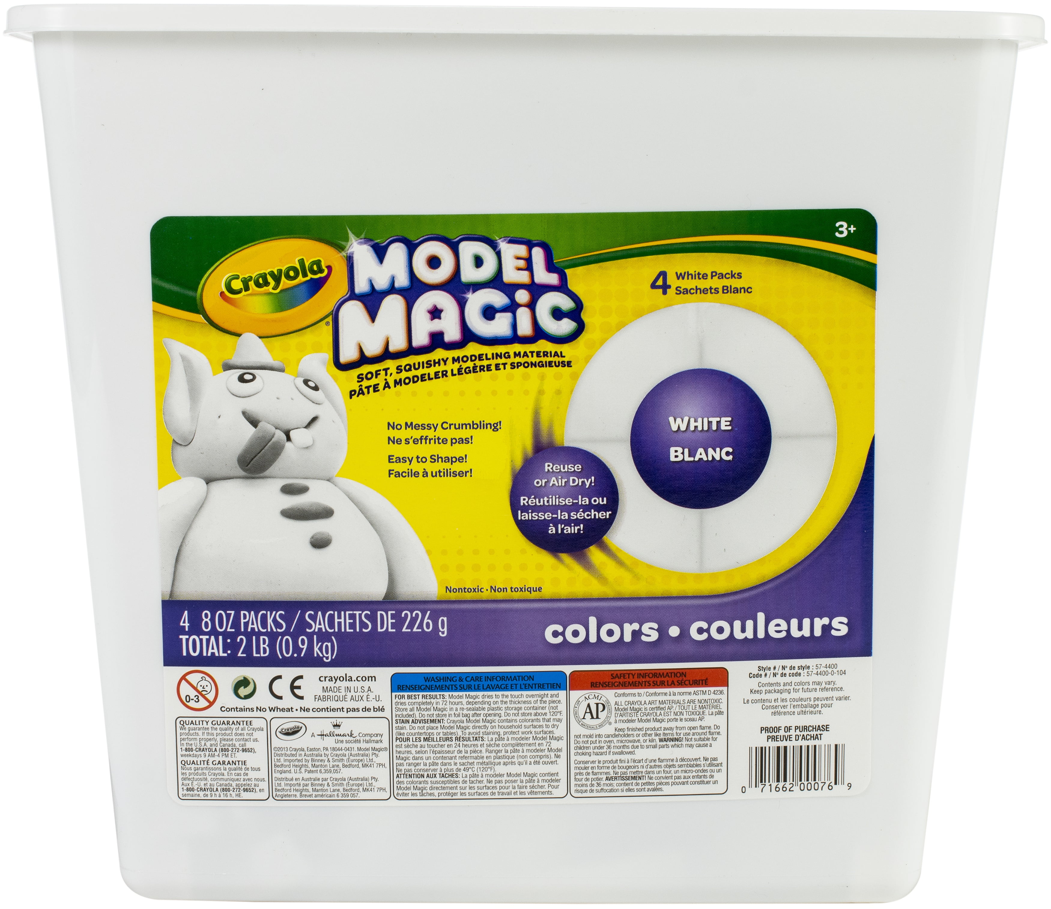 Crayola Model Magic White Clay Alternative, 2lb.