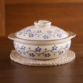 thumbnail image 4 of Coarse Pottery Pot Household Soup Stew Cooking Porridge Pot Ceramic Soup Pot Rice High Temperature Resistant Casserole, 2L/3.5L, 4 of 7
