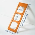 thumbnail image 3 of Modèle de Prise de Commutateur 86 Types en Alliage d'Aluminium avec Trous Carrés, 3 of 10