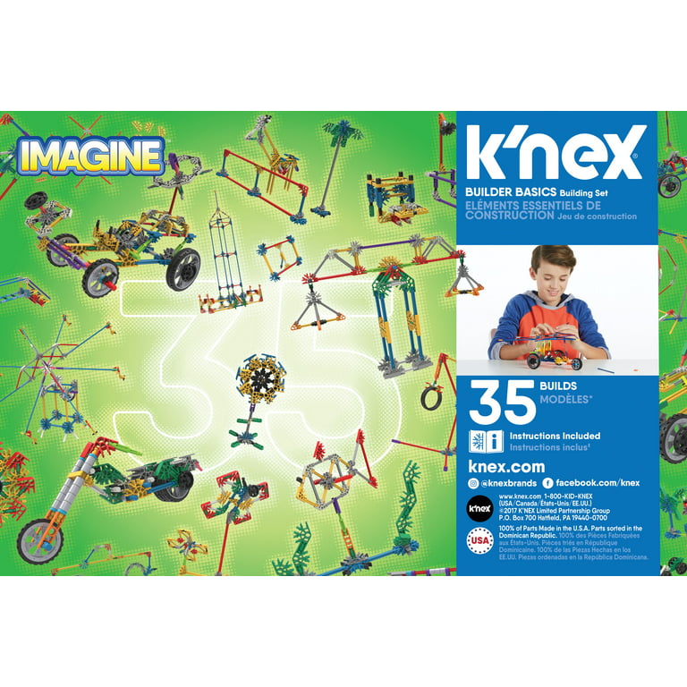 K'NEX Kid - Oodles of Pals Building Set Building Kit : : Toys &  Games