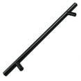 thumbnail image 2 of GlideRite 7 in. Center Solid Modern Cabinet Bar Pull, Matte Black, 2 of 4