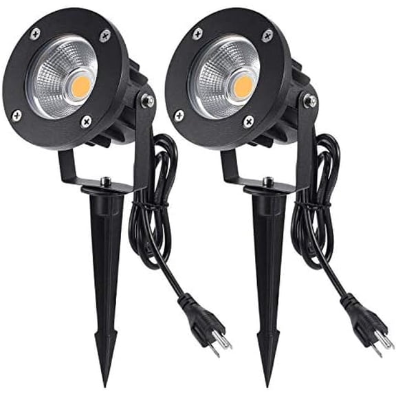 Led Landscape Light High Power 18W ,120V AC ,Warm White Waterproof Landscape Spotlights for Yard,Patio,Lawn, Wall, Flood,Driveway (2 Packs)$$Tools & Hardware Other