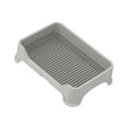 thumbnail image 2 of Inodoro para perros, bandeja para orinal de entrenamiento para cachorros, orinal para perros, inodoro para mascotas, orinal para inodoro, suministros Gris, 2 of 8