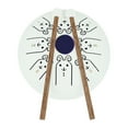 thumbnail image 1 of Graflsoa 5.5" Mini Steel Tongue Drum with 8-Note C Key, Chinese Zodiac Design, Includes Drum Bag, Music Book, Drumsticks, White Rabbit Pattern, MOQ 50, 1 of 6