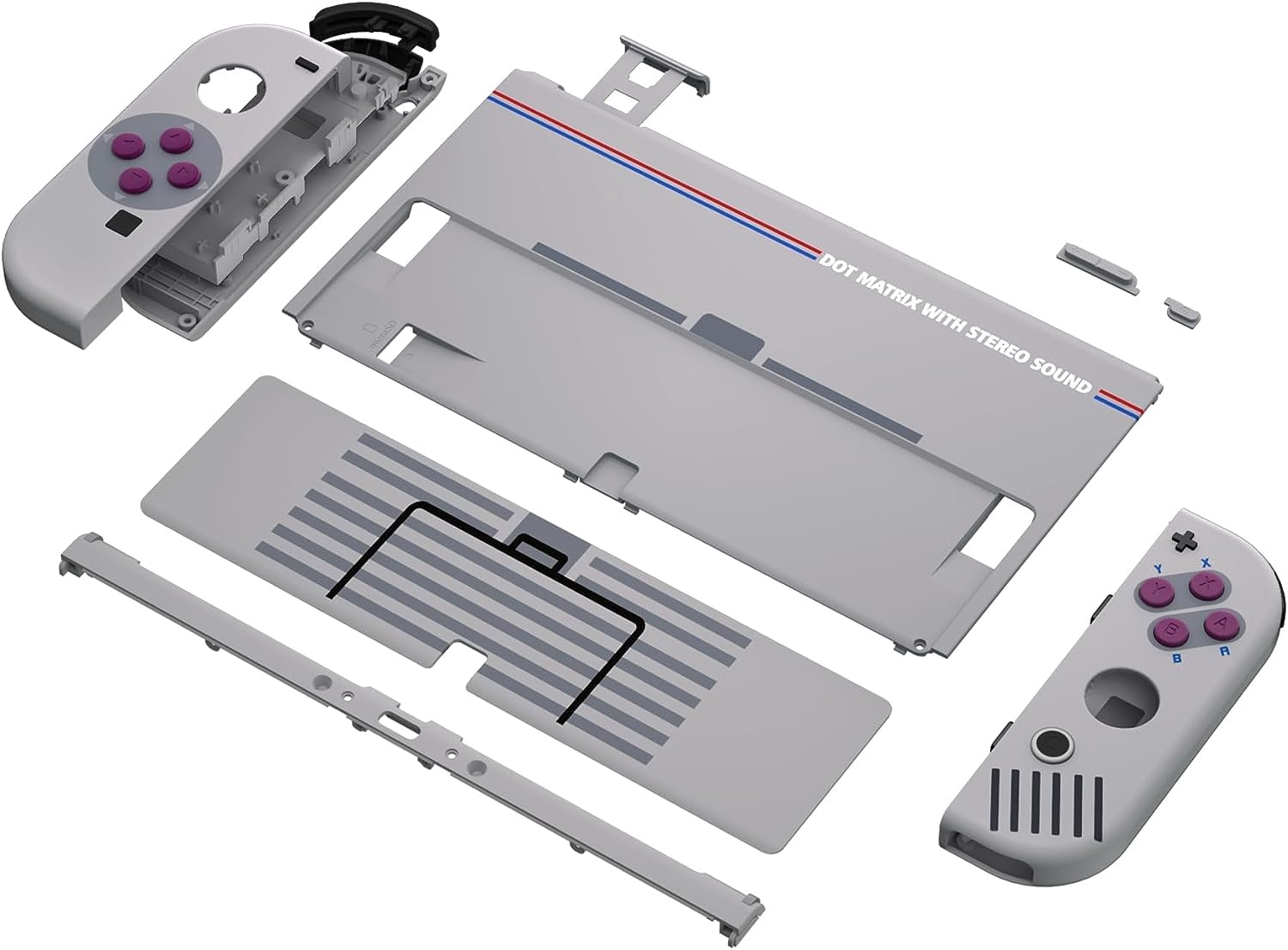 eXtremeRate SFC SNES Classic EU Style Full Set Shell for Nintendo
