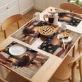 thumbnail image 5 of Independence Day Placemats Set of 12 Rustic American Flag Eagle Nature Scenery Place Mats Indoor Wipeable Table Mats Washable Dining Table Placemats for Kitchen Holiday Party Home Decor 13x19 Inch, 5 of 9