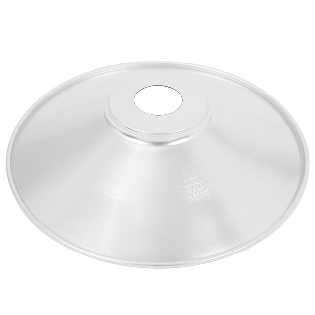 MOVTOTOP Modern Industrial Silver Lampshade for Home Use Aluminum Alloy Versatile and Easy Maintenance 6.5 Inch