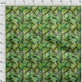 thumbnail image 4 of oneOone Cotton Flex Green Fabric Abstracts Dress Material Fabric Print Fabric By The Yard 40 Inch Wide, 4 of 5