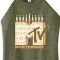 thumbnail image 3 of MTV - Hanukkah Logo - Juniors High Neck Tank Top, 3 of 5