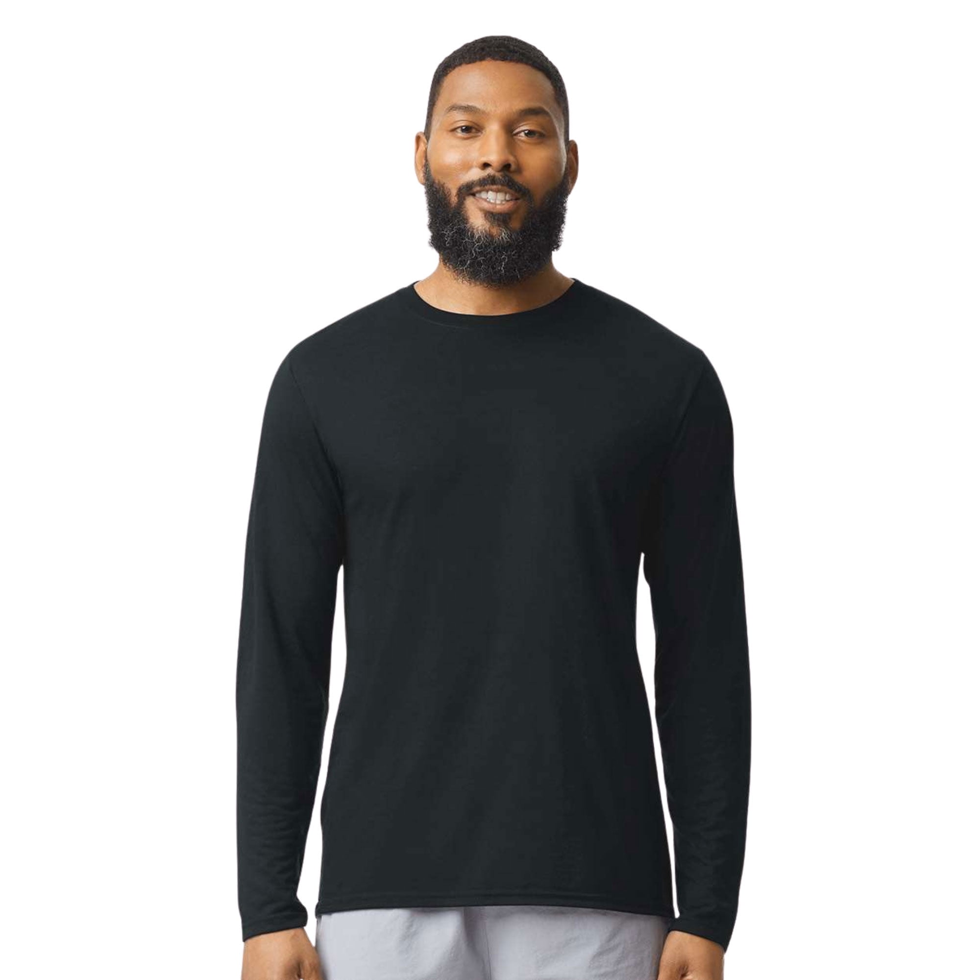 Eddie Bauer Men's Long Sleeve Crew Neck Cotton Classic Fit Brushed