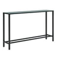 thumbnail image 4 of 56 Black Mirrored Glass Console Table, 4 of 9