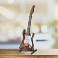 thumbnail image 2 of Modelo de guitarra de madera Delicado Mini instrumentos musicales en miniatura de 18 cm Guitarra en miniatura Valor excepcional Jadeshay A, 2 of 4