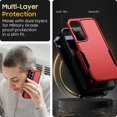 thumbnail image 3 of for Samsung Galaxy A35/A55 5G Case, [Shockproof] Military Grade Proof Protection [Dropproof] Rugged Protective Heavy Duty Phone Case Cover for Samsung Galaxy A35/A55 5G (Red), 3 of 14