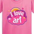 thumbnail image 4 of Inktastic Artist I Love Art Youth T-Shirt, 4 of 5