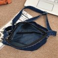 thumbnail image 2 of Bolso de hombro para mujer con cremallera, Bolso de hombro suave, Bolso de mano vintage, Bolso de vaquero, 2 of 8