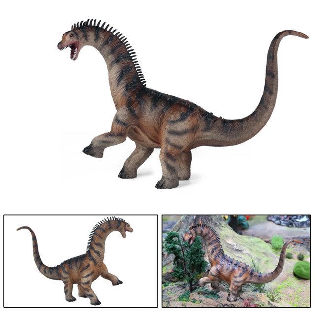 Estatuilla de dinosaurio CUTICAT juguete de Aprendizaje modelo de Animal marrón