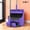 purple, variant on Michnild 3in1 Broom and Dustpan Set with Adjustable Push Teeth Broom Long Handle Sweeping Combo,Purple