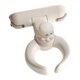 thumbnail image 1 of Soporte de baño con ventosas fuertes, cómodo, múltiples orificios de drenaje y asas suaves para bañeras de 6 meses a 3 años. Marrón, 1 of 9