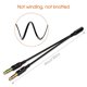 thumbnail image 3 of Adaptador divisor de auriculares Maeline, cable de micrófono de 3,5 mm para computadora, auriculares hembra de 3,5 mm a 2 micrófonos masculinos duales conector estéreo de audio auriculares puerto a PC, 3 of 3