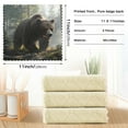 thumbnail image 3 of Ryvnso A Bear Walking in Forest Kitchen Towels Dish Clothes for Drying Dishes Cleaning Absorbent Set of 6, 3 of 9
