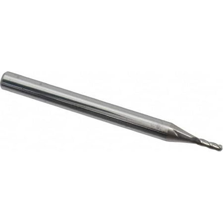

Accupro 3/64 Diam 9/64 LOC 4 Flute Solid Carbide Ball End Mill