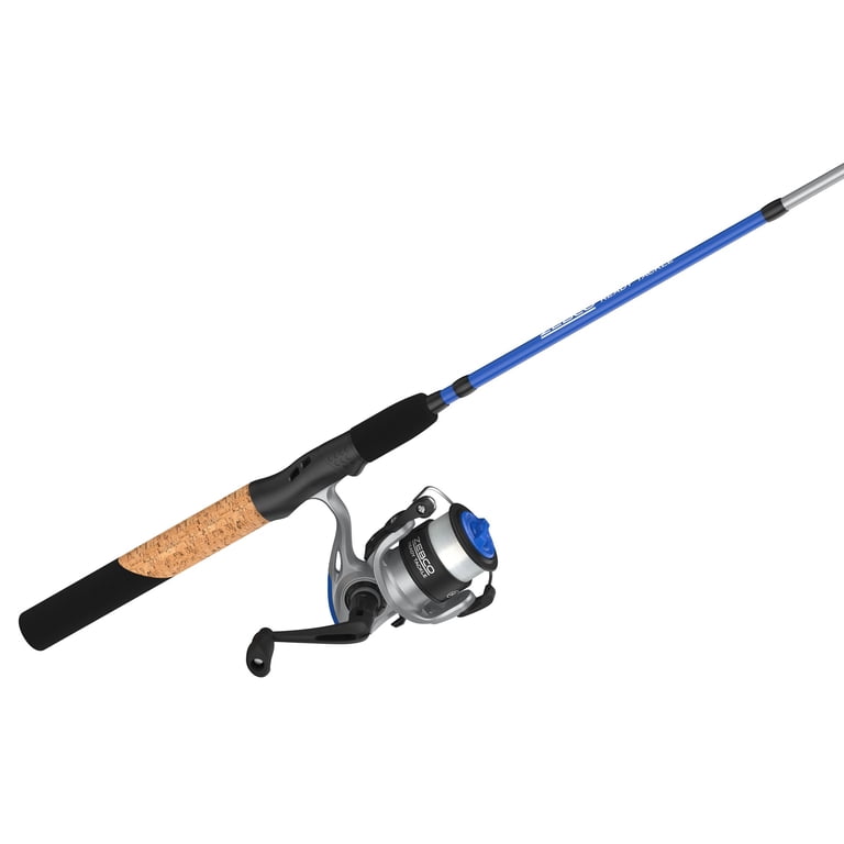 bass fishing rod and reel kits BlueFire Combo, Carbon Fiber Telescopic Rod with Spinning and the tackle box features a built Kids Fishing Pole Set -