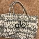 thumbnail image 2 of ALO Yoga Gray and Black Tote Bag, 2 of 2