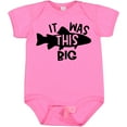 thumbnail image 3 of Inktastic It Was This Big Fishing Humor Boys or Girls Baby Bodysuit, 3 of 5