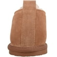 thumbnail image 3 of Mens Genuine Sheepskin Easy Slip On Twin Gusset Winter Slipper Boot - Chestnut - US 12, 3 of 7