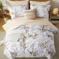 thumbnail image 7 of Davulos Bed in a Bag Queen 7 Pieces, Beige Queen Comforter Set ,Soft & Breathable Bedding Sets with Comforter, Sheets, Pillowcases & Shams, 7 of 7