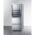 thumbnail image 2 of Summit Swcdrf24 24 Inches Wide 46 Bottle Capacity Free Standing Wine Cooler - Stainless Steel, 2 of 5