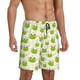 thumbnail image 2 of Fotbe Green Frog Pantalones Cortos de Pijama para Hombre, Ropa de Dormir, Pantalones de Pijama Cortos para Hombre-Large, 2 of 6