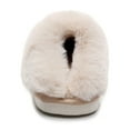 thumbnail image 2 of XGGC Women's Fireside Sydney Shearling Fur Indoor/Outdoor Scuff Slipper with Wide Widths ,pink ,white,gray, 2 of 6
