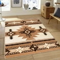 thumbnail image 2 of AllStar Rugs Ivory/Brown Area Rug, 2 of 2