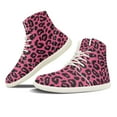thumbnail image 6 of Psesaysky Lace-up Barefoot Shoes High-Top Sneakers with Red Leopard Print Gift for Wife Girlfriend Mom Size 6-13.5, 6 of 7