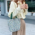 thumbnail image 3 of Large Capacity Flower Canvas Shoulder Bag Convenient For Women Magnetic Snap Closure Canvas Shoulder Bag, 3 of 11