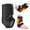 Black 1 PC, variant on Hemvt 2-in-1 Cordless Ankle Massager with Heat and Vibration, 3000mAh Battery Heated Ankle Wrap for Plantar Fasciitis & Neuropathy Relief, Portable Heating Ankle Massager, 1 PC