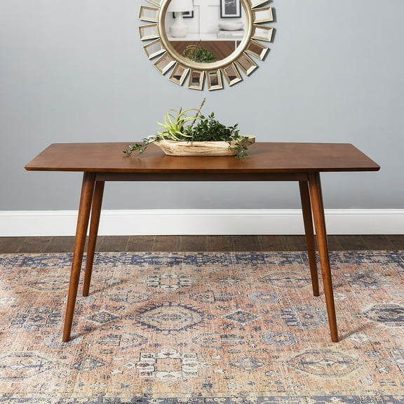 Desert Fields Banks Mid Century Tapered Leg Wood Dining Table