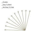 thumbnail image 4 of Uxcell 100Pcs Hallazgos de pines de ojo de joyería 60mm pines de ojo de hierro para hacer joyas 21 Gauge bronce, 4 of 6