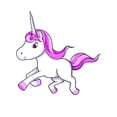thumbnail image 2 of Cute Little Baby Unicorn Wall Decal Sticker by Wallmonkeys Vinyl Peel and Stick Graphic for Girls (36 in H x 28 in W), 2 of 4