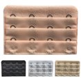 thumbnail image 2 of 3Pcs Bra Extenders Underwear Strap Clasp Extension 3 Rows 4 Hooks Ladies Bra Adjustable Belt Buckle, 2 of 7