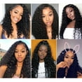 thumbnail image 6 of Kinky Curly Bundles with Frontal Free Part Weave Human Hair Bundles with Closure Jerry Curl Brazilian Remy Hair Weave Bundles with Closure, 6 of 7