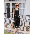 thumbnail image 2 of Ekouaer Nightgowns for Women Sleeveless Sleepshirt Long Print House Dress Tank Nightshirt Maxi Casual Dress with Pockets, 2 of 6