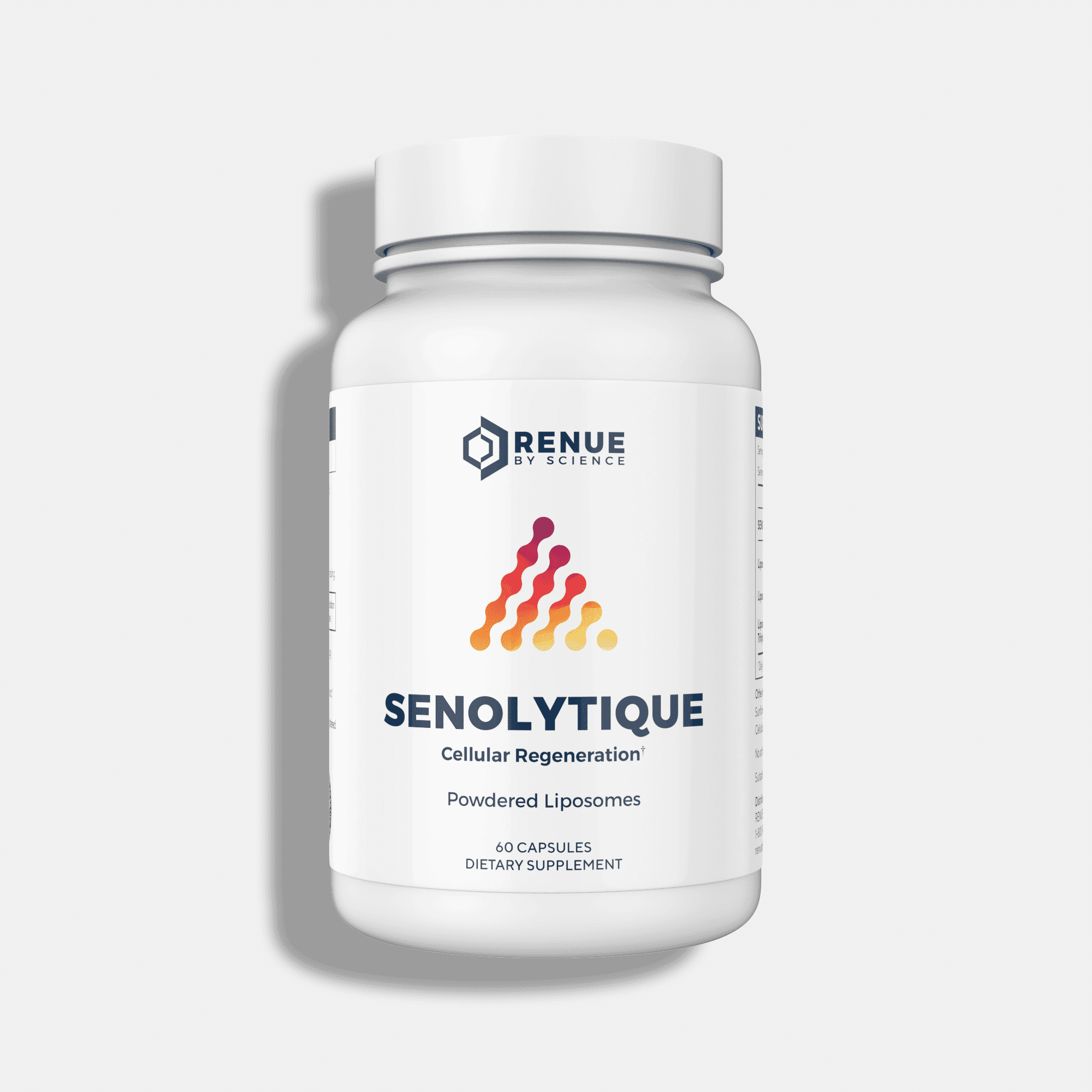 RENUE by SCIENCE Senolytique Senolytic Supplements | 60 Capsules with Fisetin (35mg) Quercetin (78mg) & Spermidine (3mg) per Serving | Liposomal Formula | Manufactured in the USA & Third-Party Tested