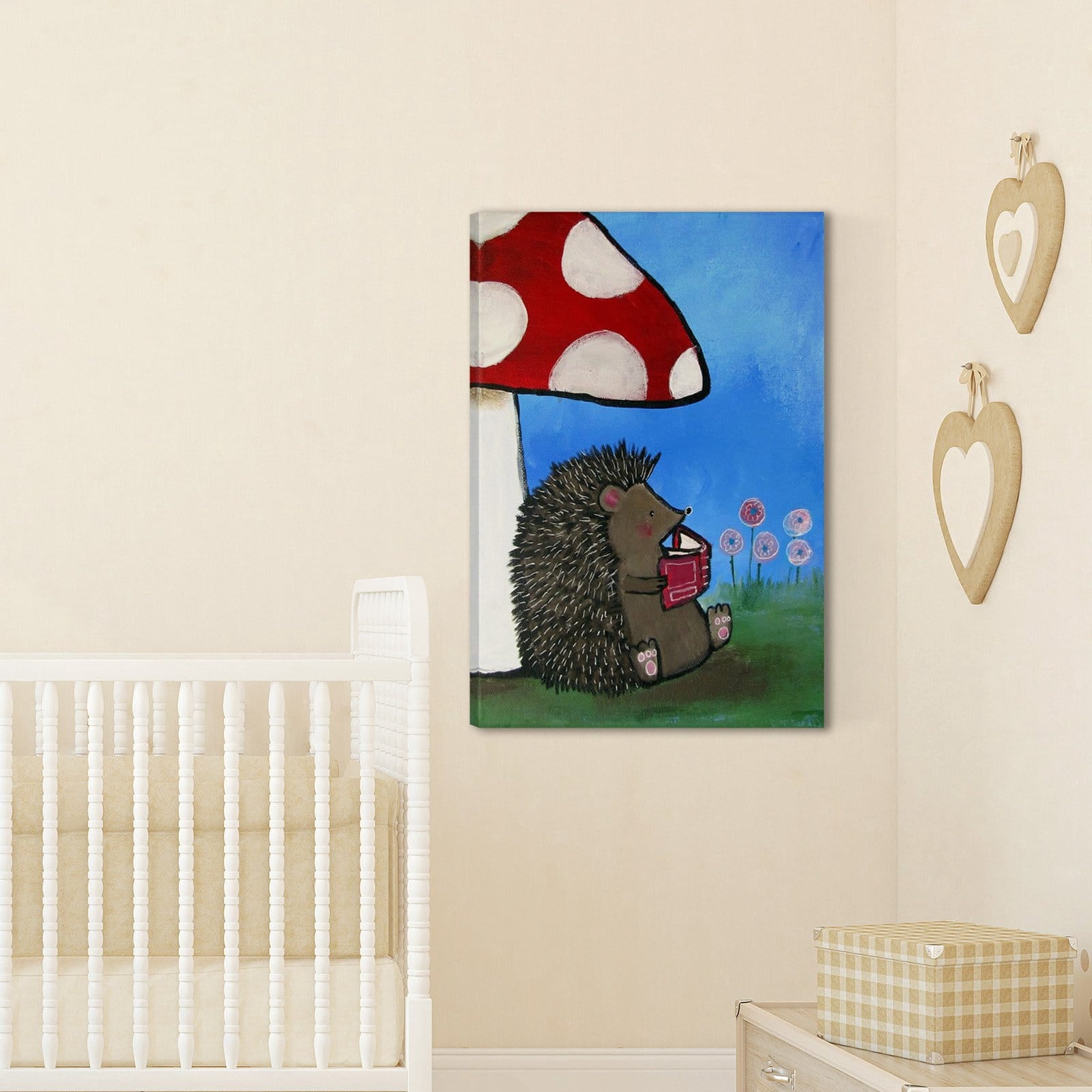 Marmont Hill Reading Porcupine Wall Art