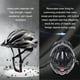 thumbnail image 2 of Naiovety Casco de bicicleta fabricado en EPS - Alta densidad para máxima seguridad Malla para casco de bicicleta que absorbe el sudor Ciclismo Azul+Morado+Luz METRO, 2 of 6