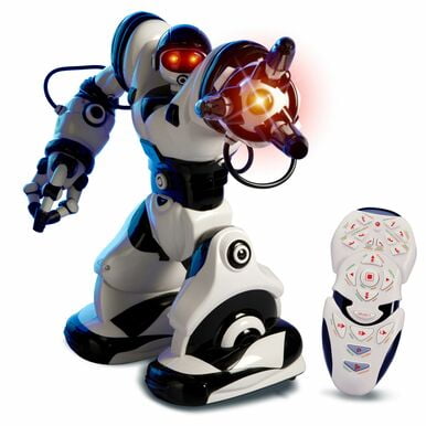WowWee RARE Boxed Walking Action Robosapien Mini Robot Toy White Bot for sale online 